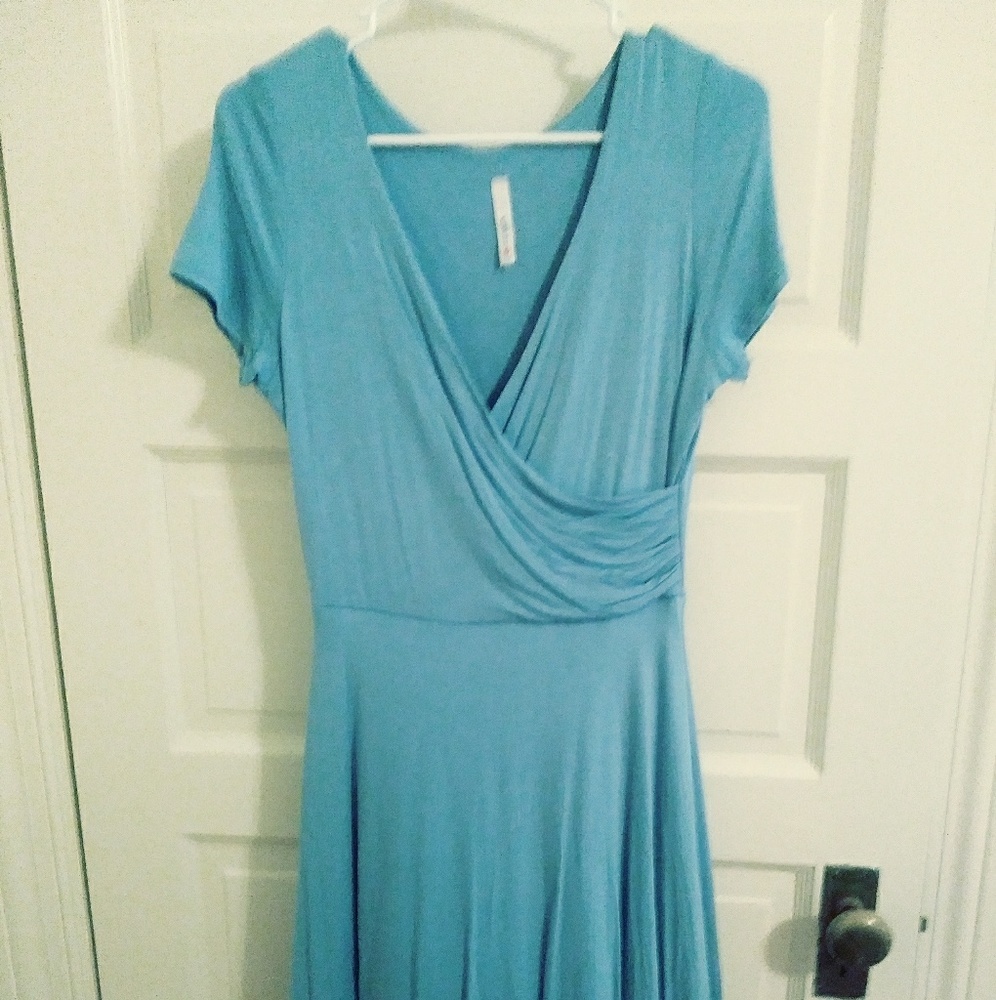 Baby Blue Jersey Dress